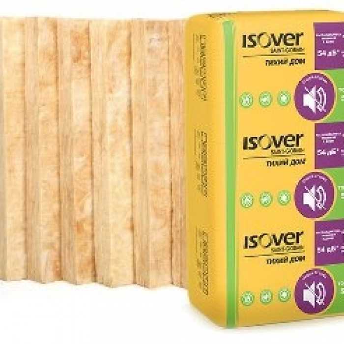 Утеплитель ISOVER Тихий Дом 50х610х1170